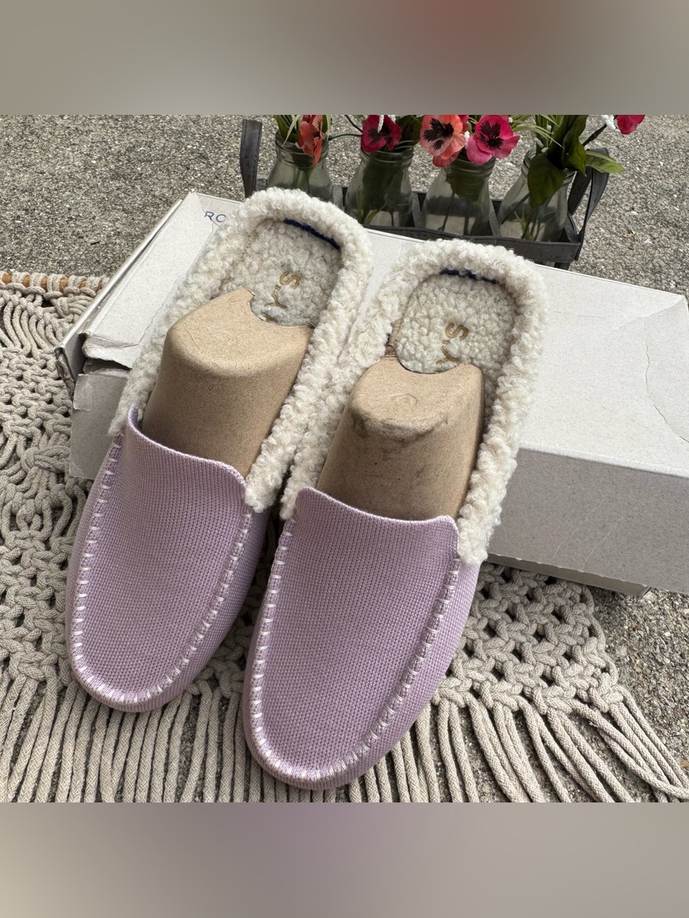 New Rothy’s The Scuff Slipper Frosted Pink Women’s Size 10